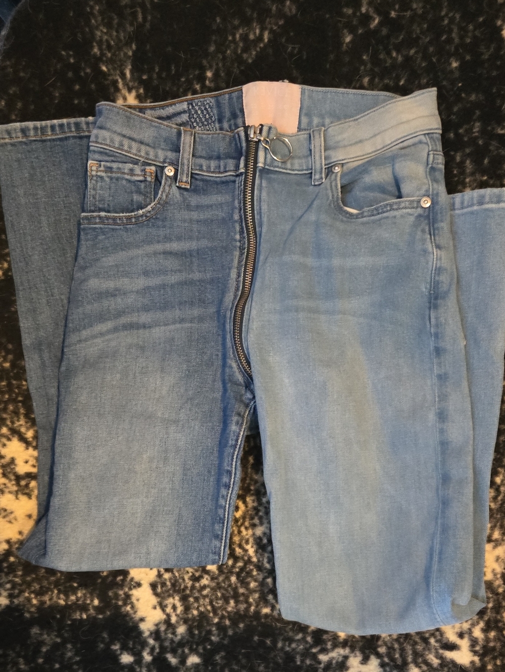 Revice Light Blue Women’s Full Zip Front To Back Jeans
